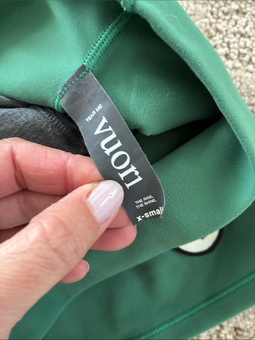 Vuori Volley Tennis Skirt Celery Green XS - Picture 4 of 4